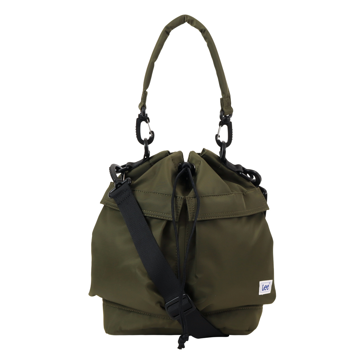Lee（リー） ショルダーバッグ 巾着バッグ 2WAY ナイロン レディース