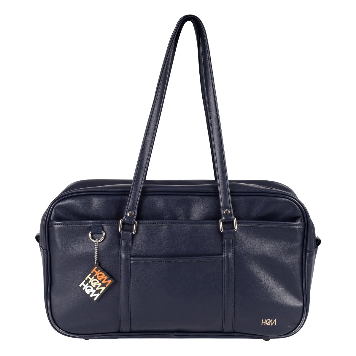 HeM（ヘム） スクールバッグ 合皮 ボストンバッグ トートバッグ A4