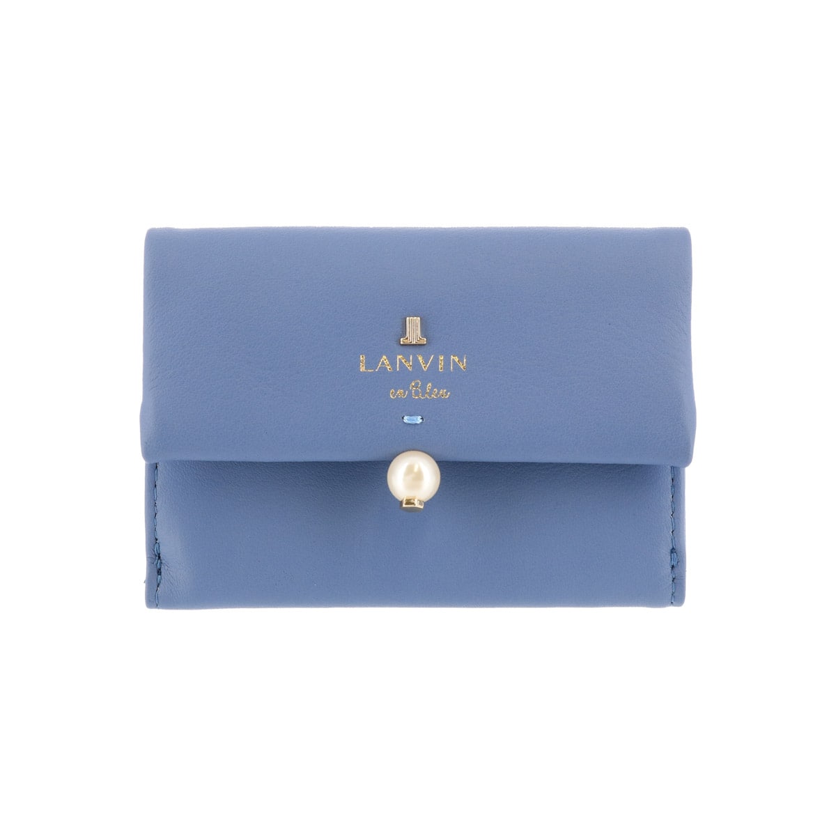 ランバンオンブルー 三つ折り財布 シャペル レディース 482014（新品番：483824） LANVIN en Bleu 本革 レザー