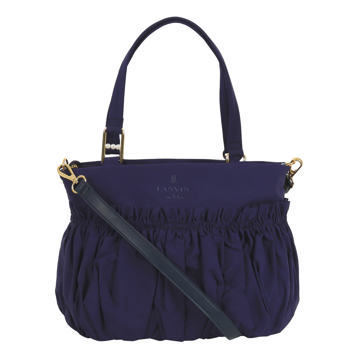 LANVIN en Bleu ランバンオンブルー ショルダーバッグ 軽量 レディース