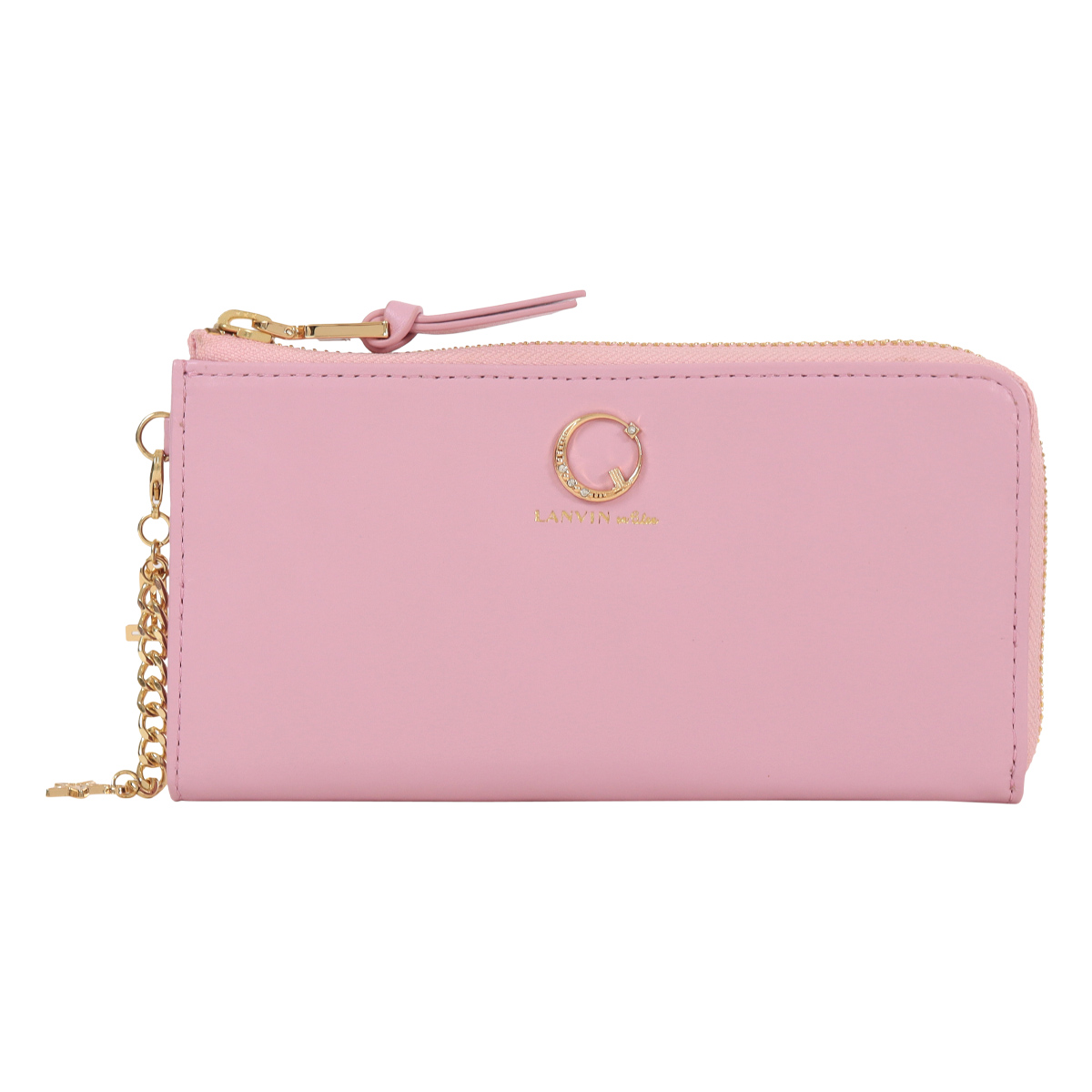 LANVIN en Bleu ランバンオンブルー 長財布 L字ファスナー 本革