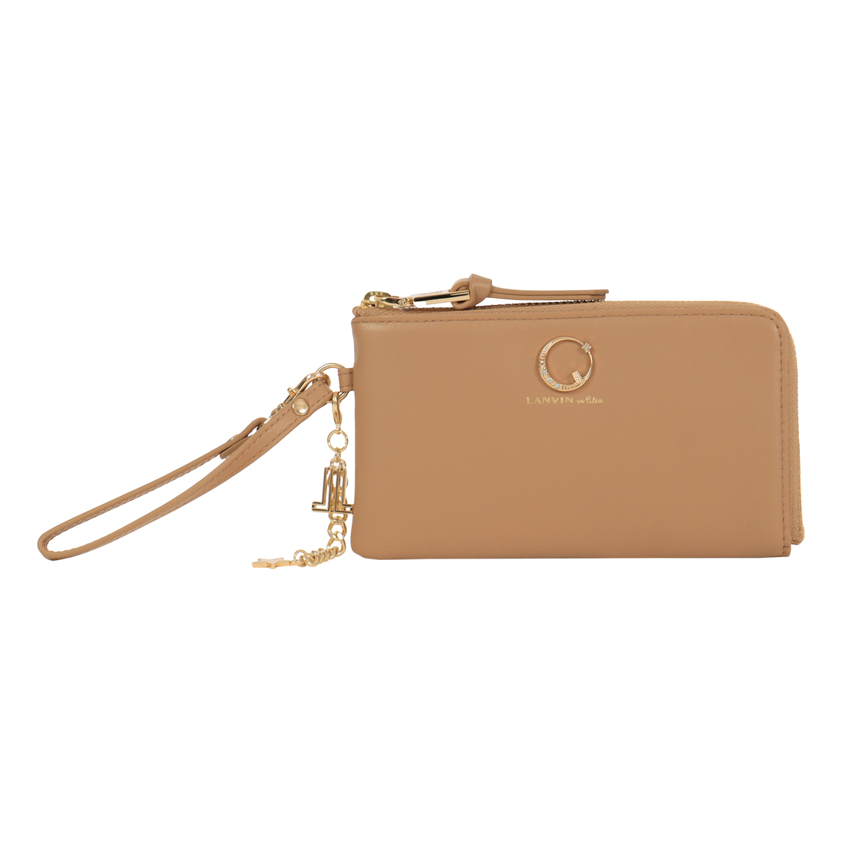 LANVIN en Bleu ランバンオンブルー フラグメントケース 財布 本革