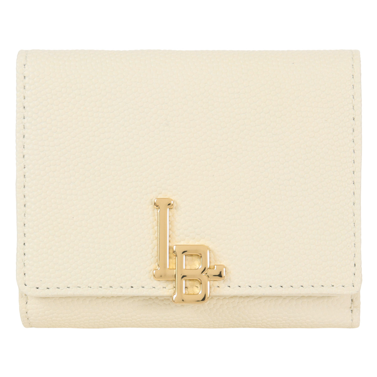 LANVIN en Bleu ランバンオンブルー 三つ折り財布 本革 レディース