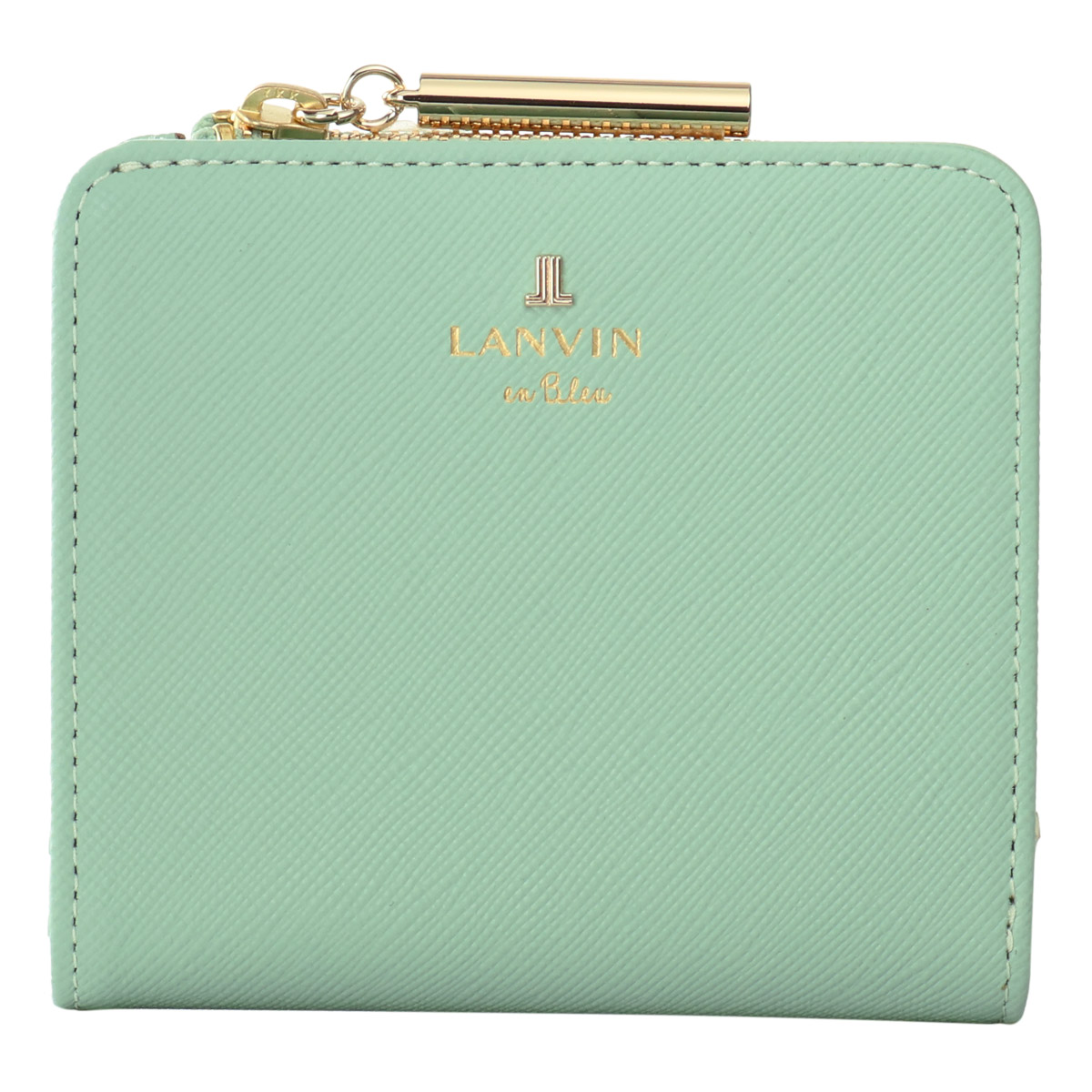LANVIN en Bleu ランバンオンブルー 二つ折り財布 本革