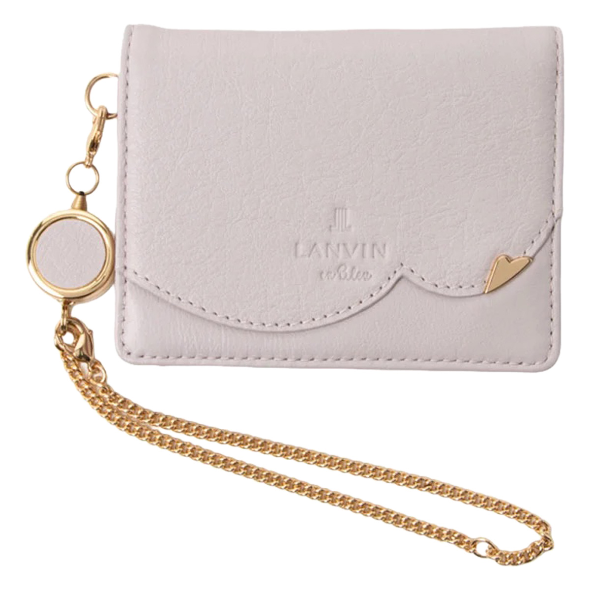 LANVIN en Bleu ランバンオンブルー パスケース 三面 レディース 