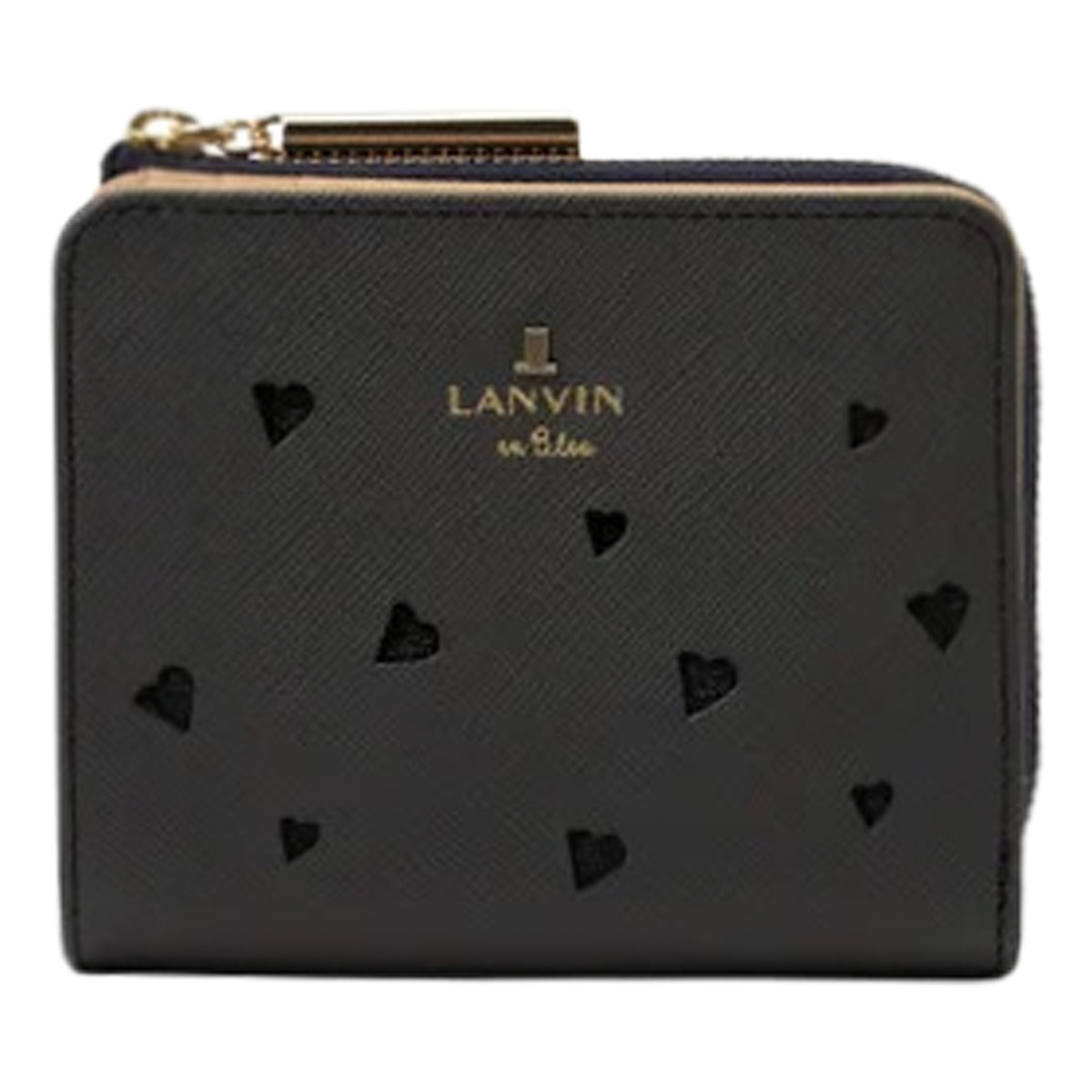 LANVIN en Bleu ランバンオンブルー 二つ折り財布 本革