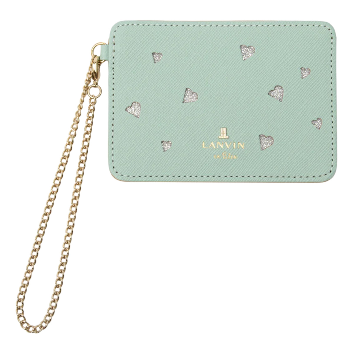 LANVIN en Bleu ランバンオンブルー パスケース 本革 リュクサンブール