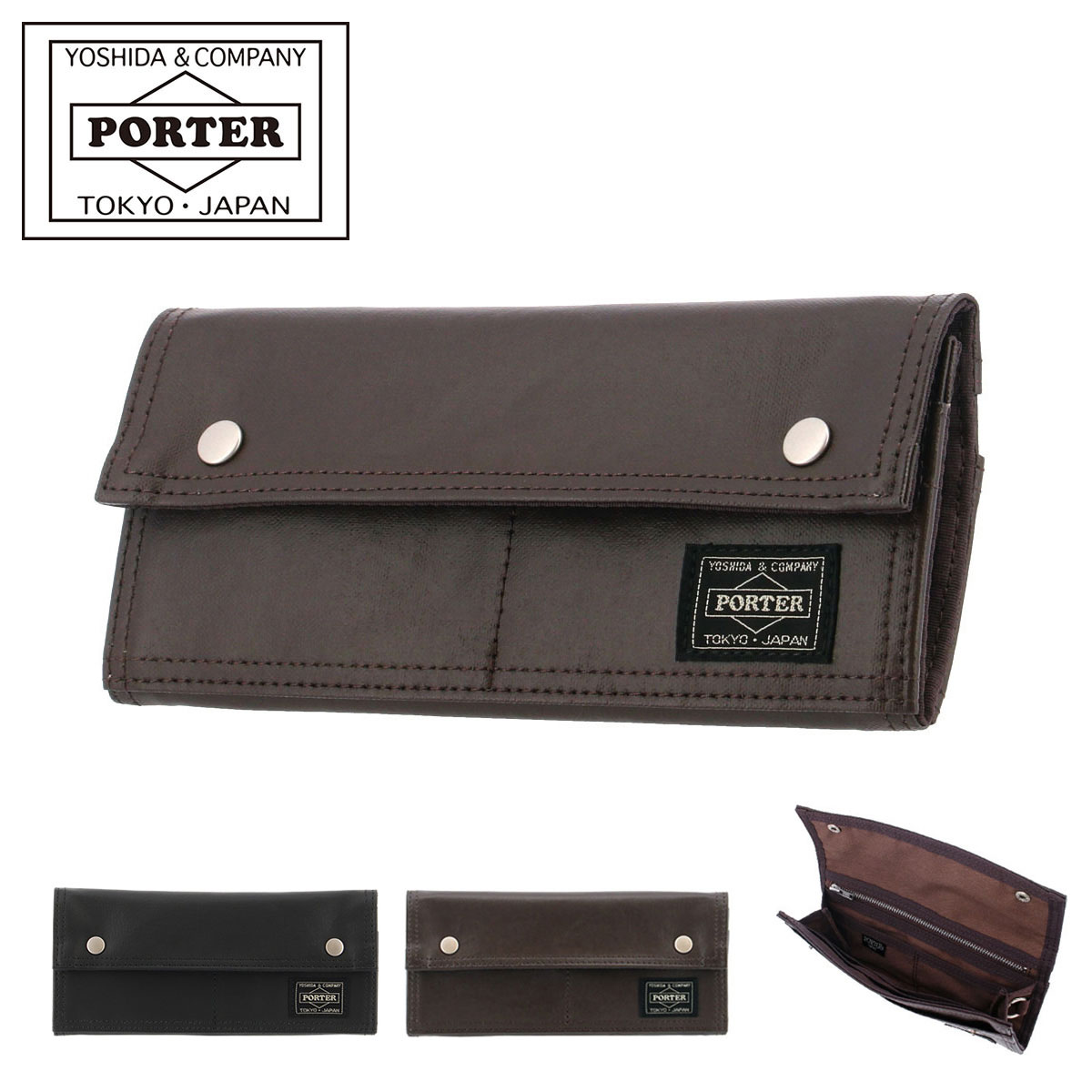 未使用に近い PORTER FREE STYLE ポーター longウォレット PORTER ポーター フリースタイル ロングウォレット 707-08226