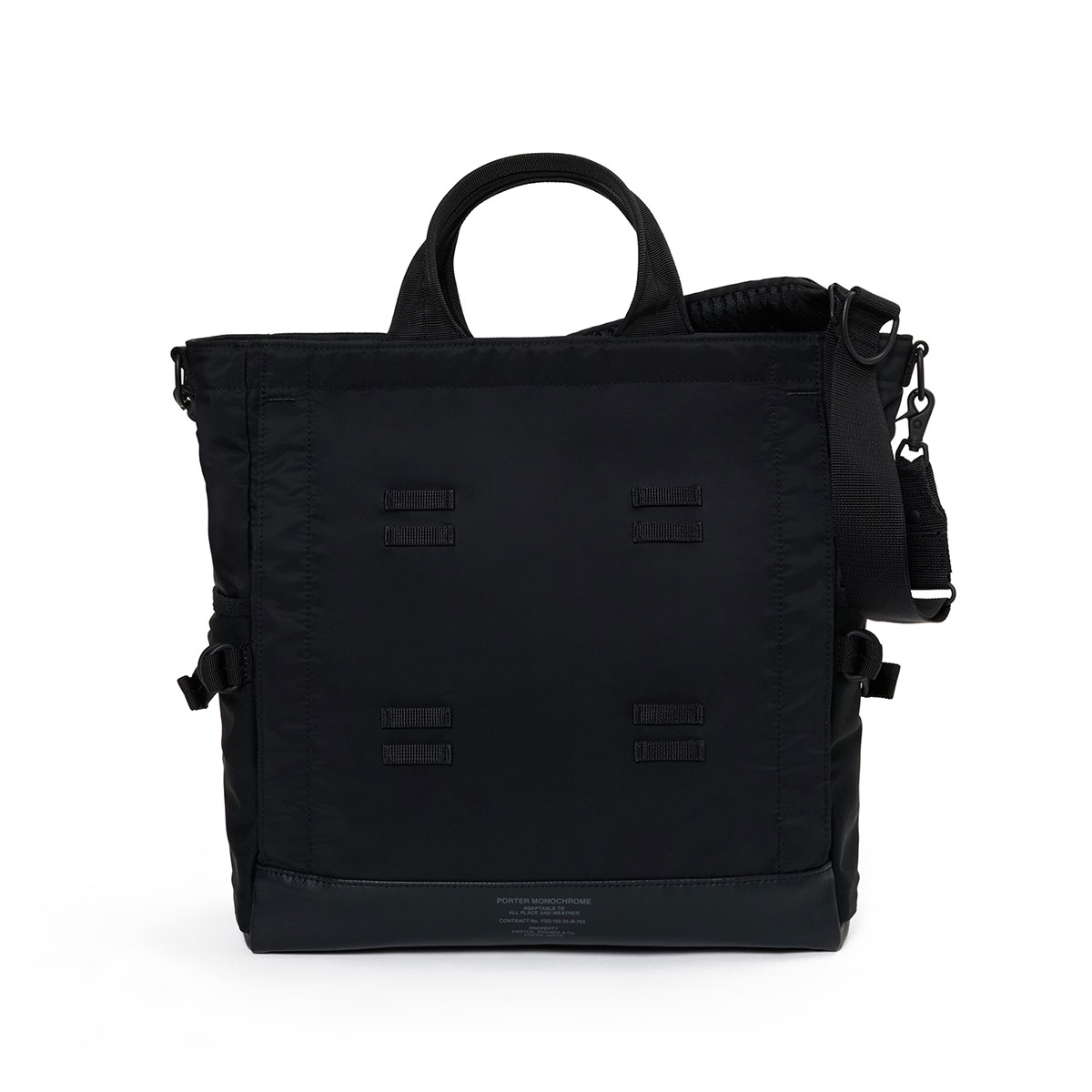 ポーター モノクローム 2WAY トートバッグ 755-19848 PORTER MONOCHROME｜吉田カバン 日本製 メンズ レディース 撥水 ショルダーバッグの画像