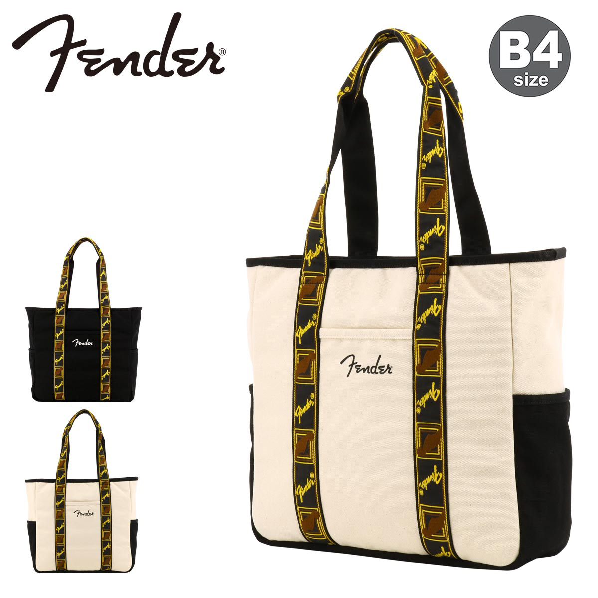 Fender（フェンダー） トートバッグ キャンバス B4 メンズ レディース