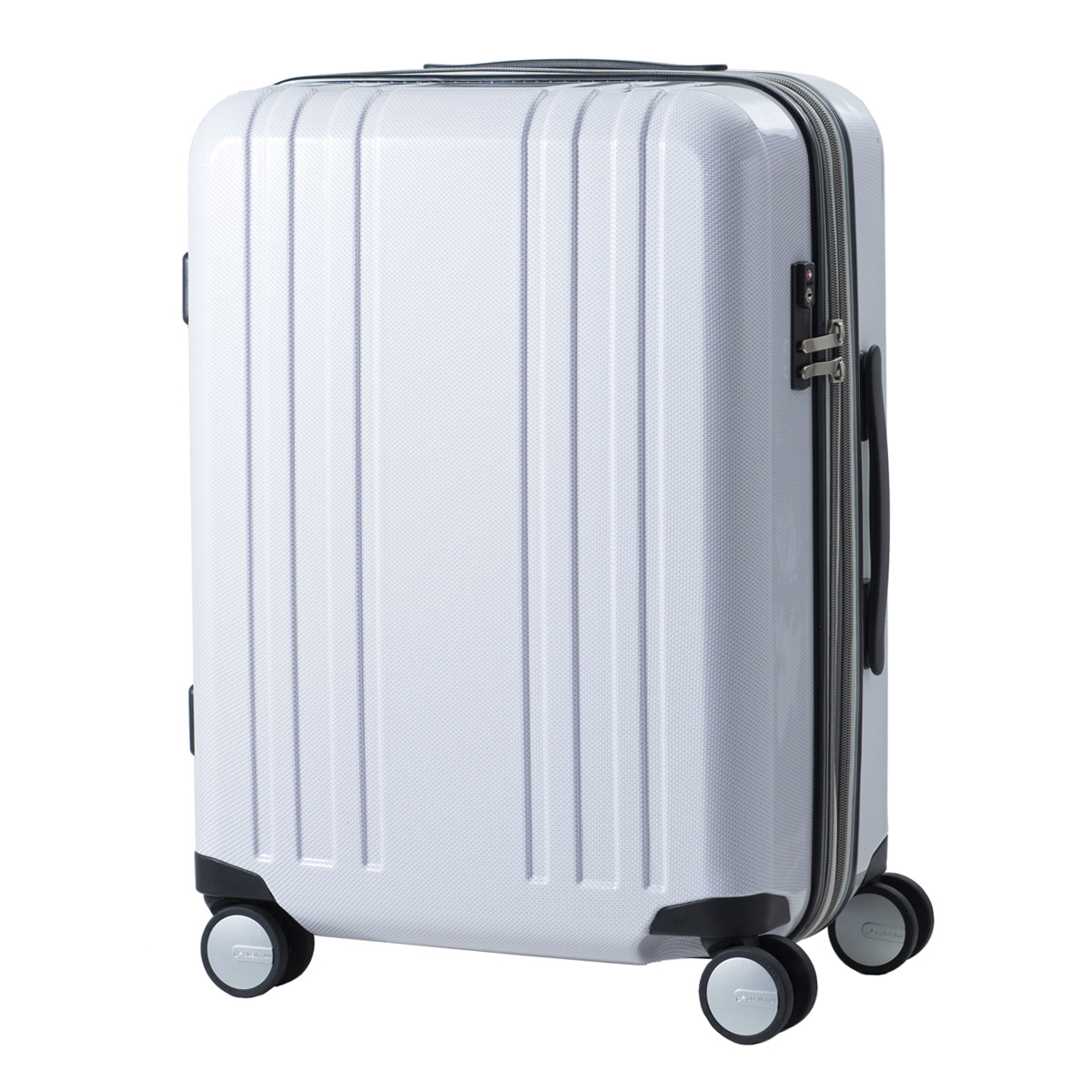 プラスワン スーツケース 4輪 64L 55cm 3.8kg 9911-55EX 軽量 拡張 ハード ファスナー PLUSONE アルファスカイ ALPHASKY EX｜sacsbar｜03