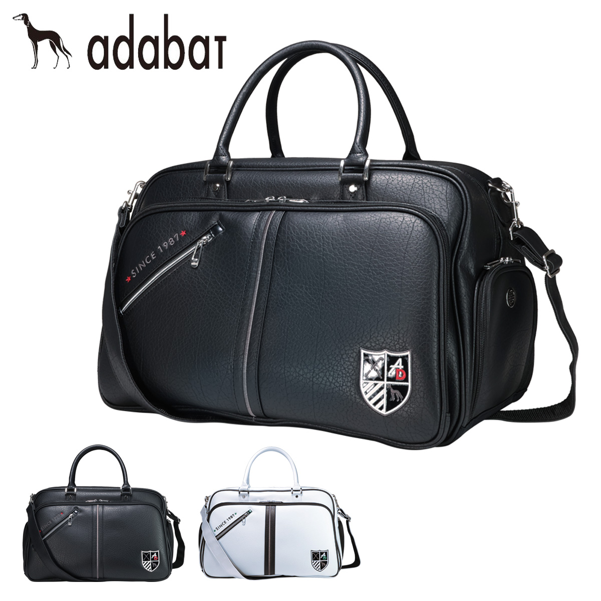 adabat アダバット ゴルフ ボストンバッグ シューズ収納可能