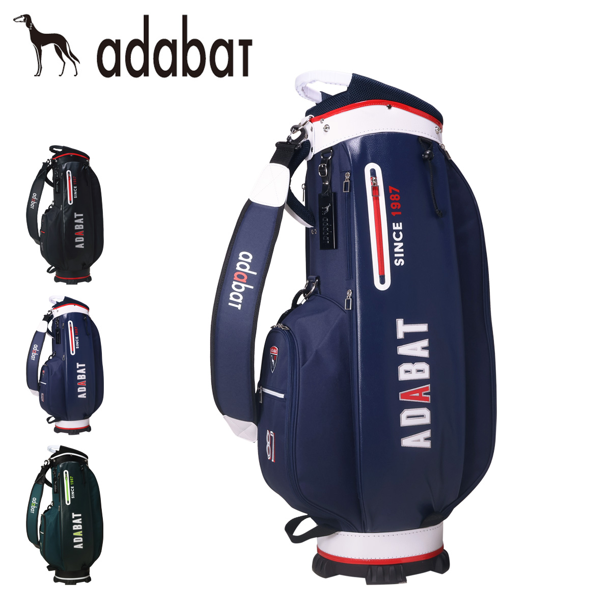 adabat（アダバット） ゴルフ キャディバッグ カート型 5分割 9型 47