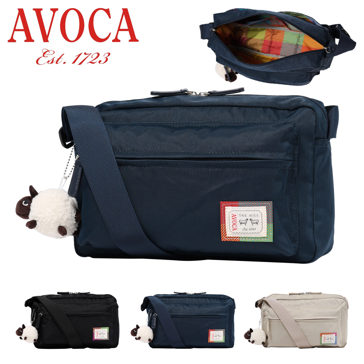 アヴォカ ショルダーバッグ レディース AC-003 AVOCA 横型