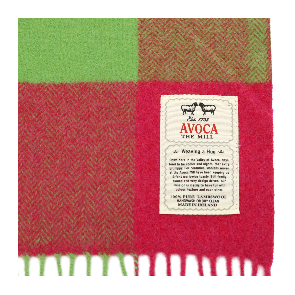 AVOCA アヴォカ マフラー 大判 スカーフ LAMBSWOOL THROWS