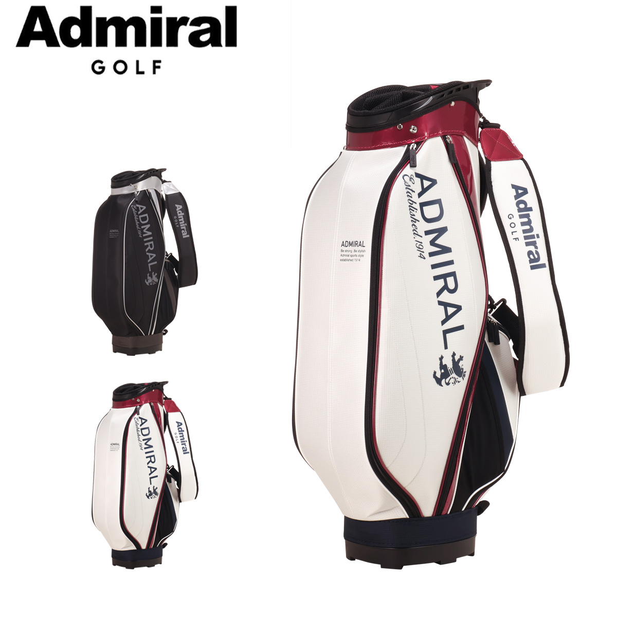 Admiral Golf アドミラル ゴルフ キャディバッグ カート型 5分割