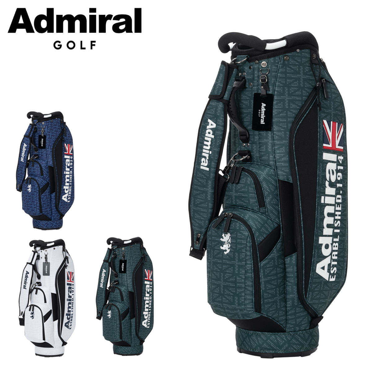 Admiral Golf（アドミラルゴルフ） キャディバッグ メンズ 9.0型 5分割