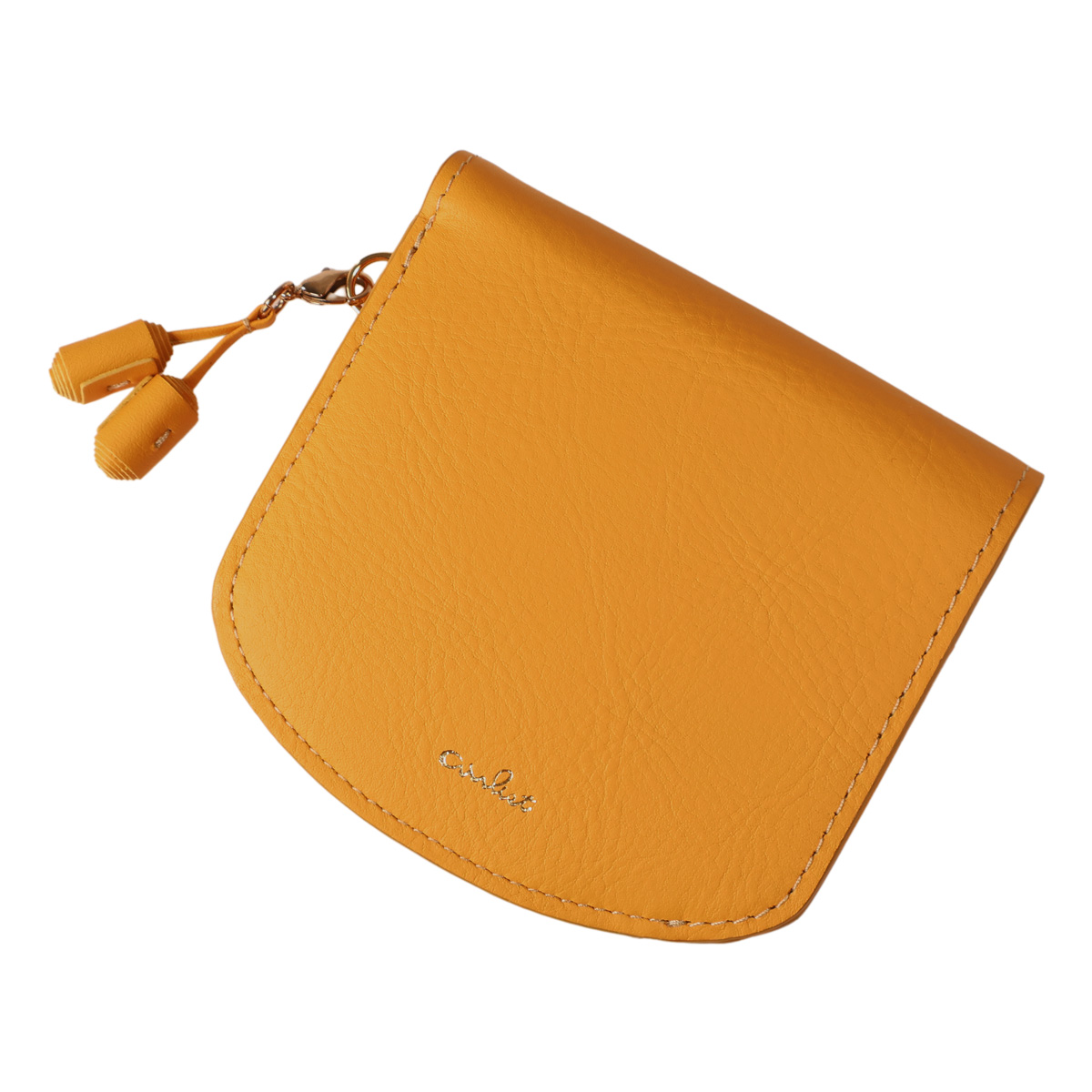 COMME CA（コムサ） エアリスト 二つ折り財布 本革 コンパクト