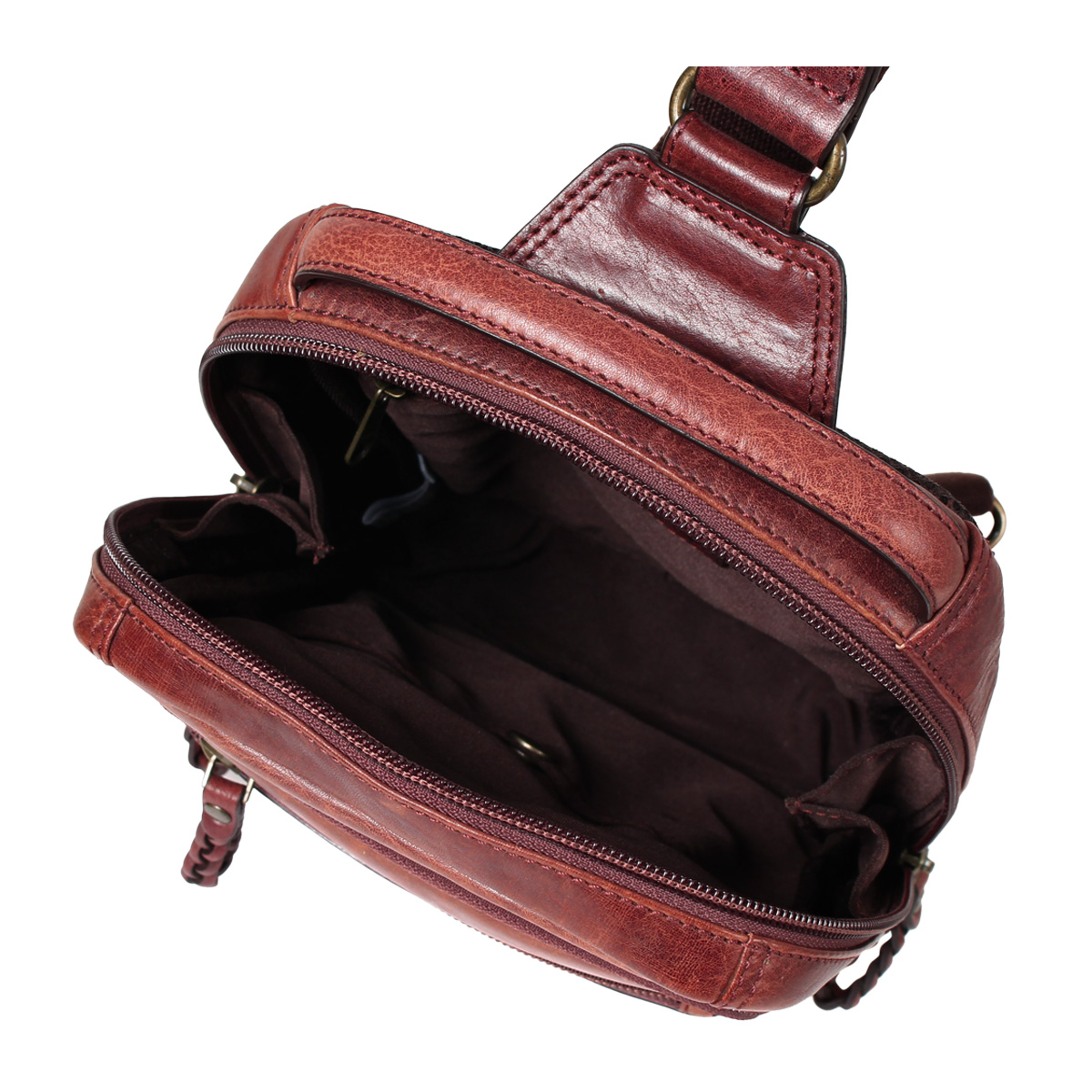 アレグロ ボディバッグ 本革 メンズ 33814 ブオン Allegro ワン