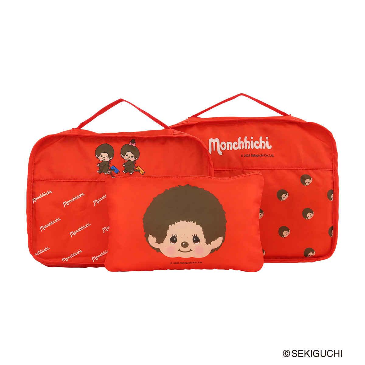 モンチッチ トラベルポーチ 3点セット レディースMonchhichi ポーチ