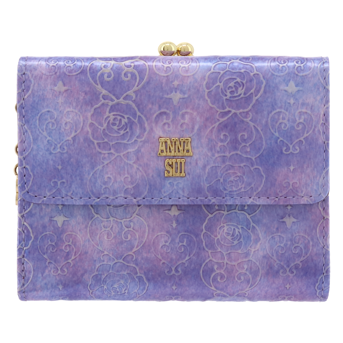 アナスイ 二つ折り財布 がま口 ローズハート レディース 本革 314212（新品番：316916） ANNA SUI 牛革 レザー ミニ財布 アナ スイ｜sacsbar｜04