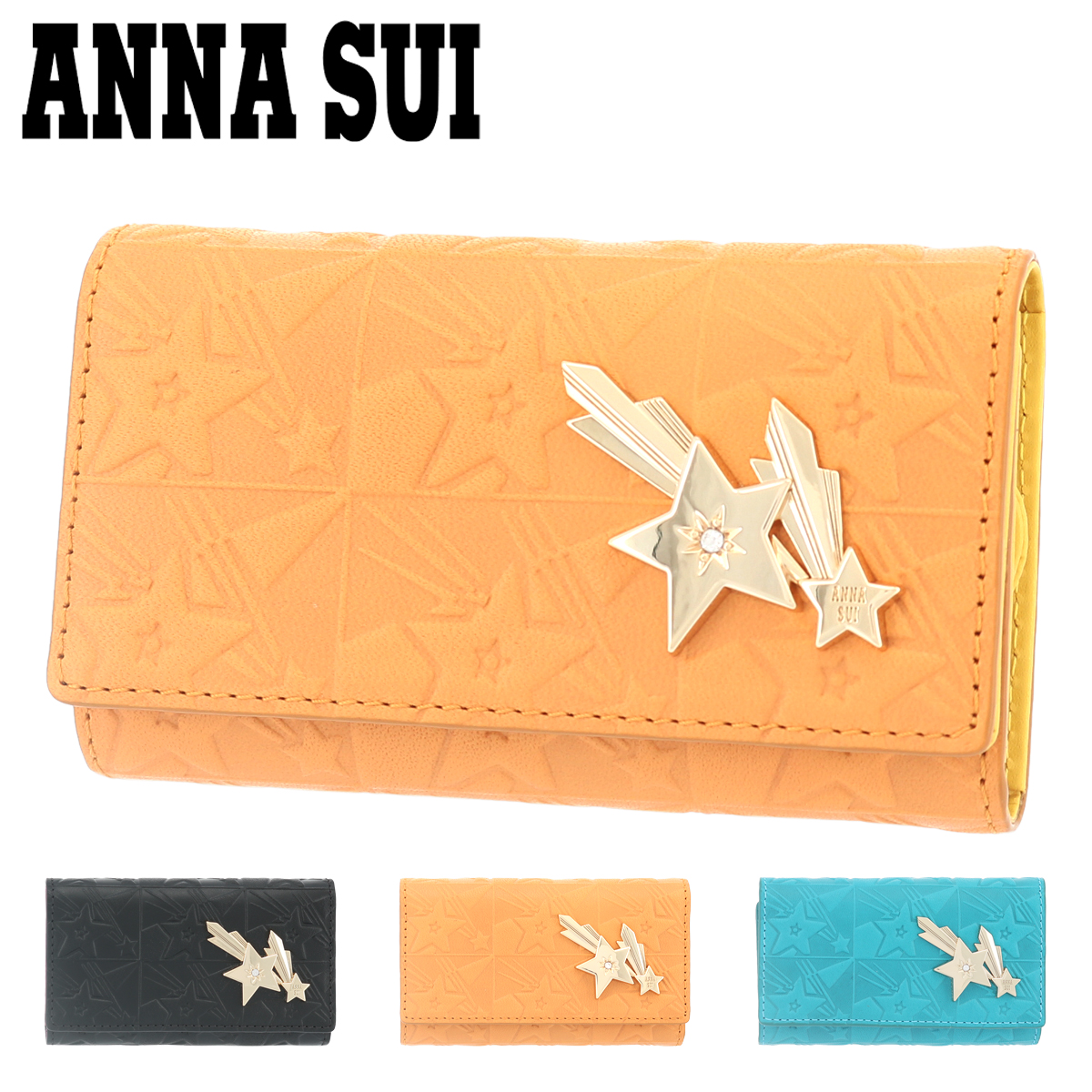 アナ スイ キーケース ヘブンズスター レディース 314935 ANNA SUI 本革 牛革 レザー