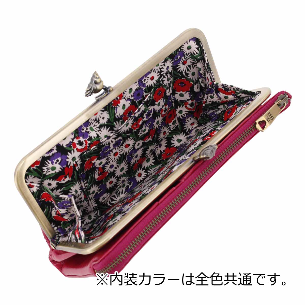 アナスイ 長財布 がま口 本革 レディース リトルバード 317110 ANNASUI