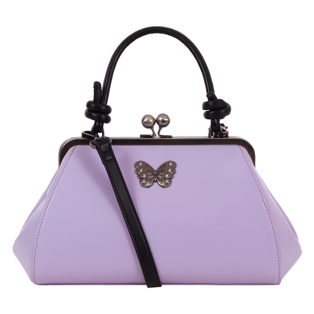 ANNA SUI ショルダーバッグ ハンドバッグ 2way レザー がま口 アナスイ ハンドバッグ がま口 エイミー レディース 317792