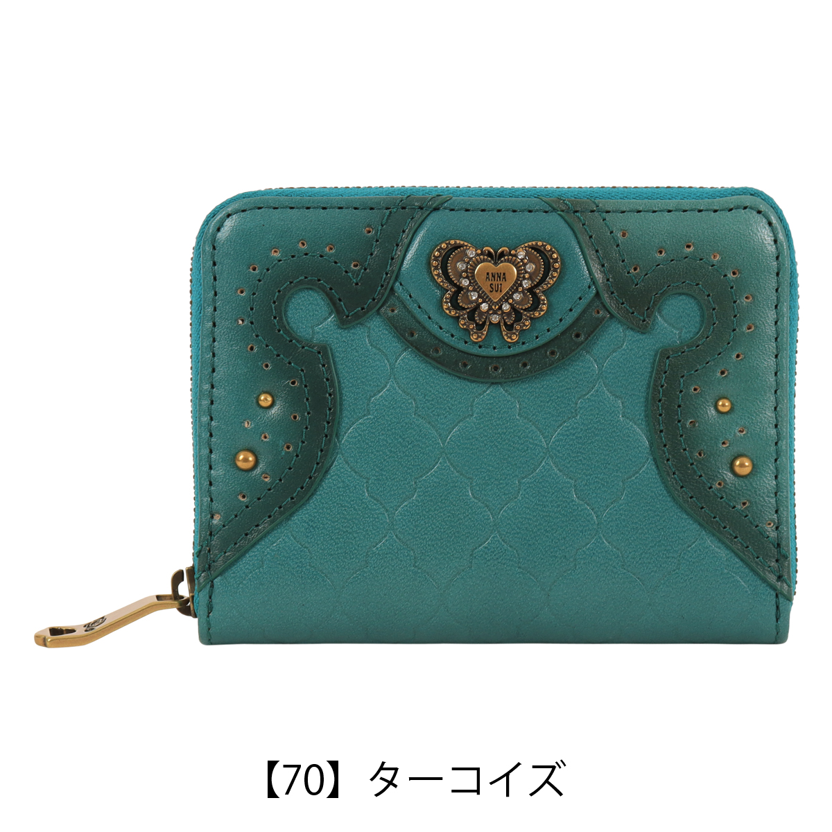 新品　アナスイ　エレノア　マルチケース　パープル アナスイ ANNA SUI エレノア マルチケース （財布・コインケース
