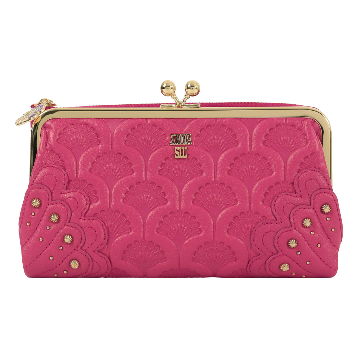 Amazon | [ANNA SUI] [アナ スイ] 長財布 ラウンドファスナー 本
