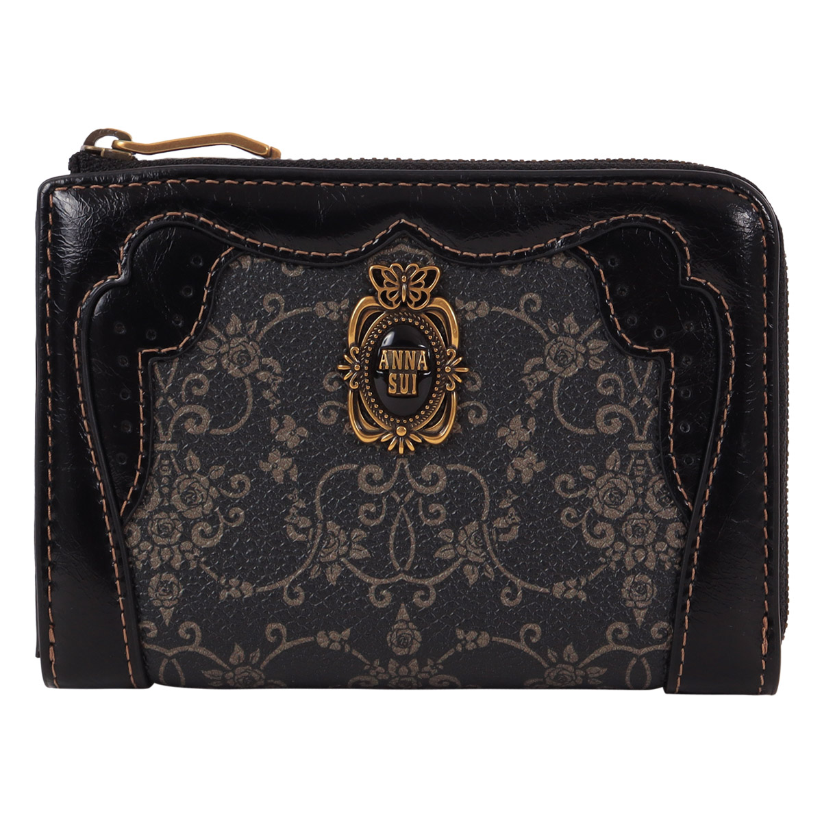 ANNA SUI ミニ財布 Amazon | [ANNA SUI] [アナ スイ] アナスイ 二つ折り財布 がま口