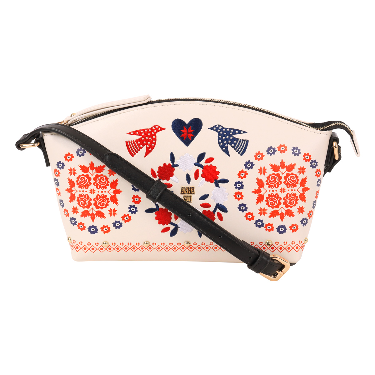 ANNA SUI（アナスイ） ショルダーバッグ ファミリアアート レディース