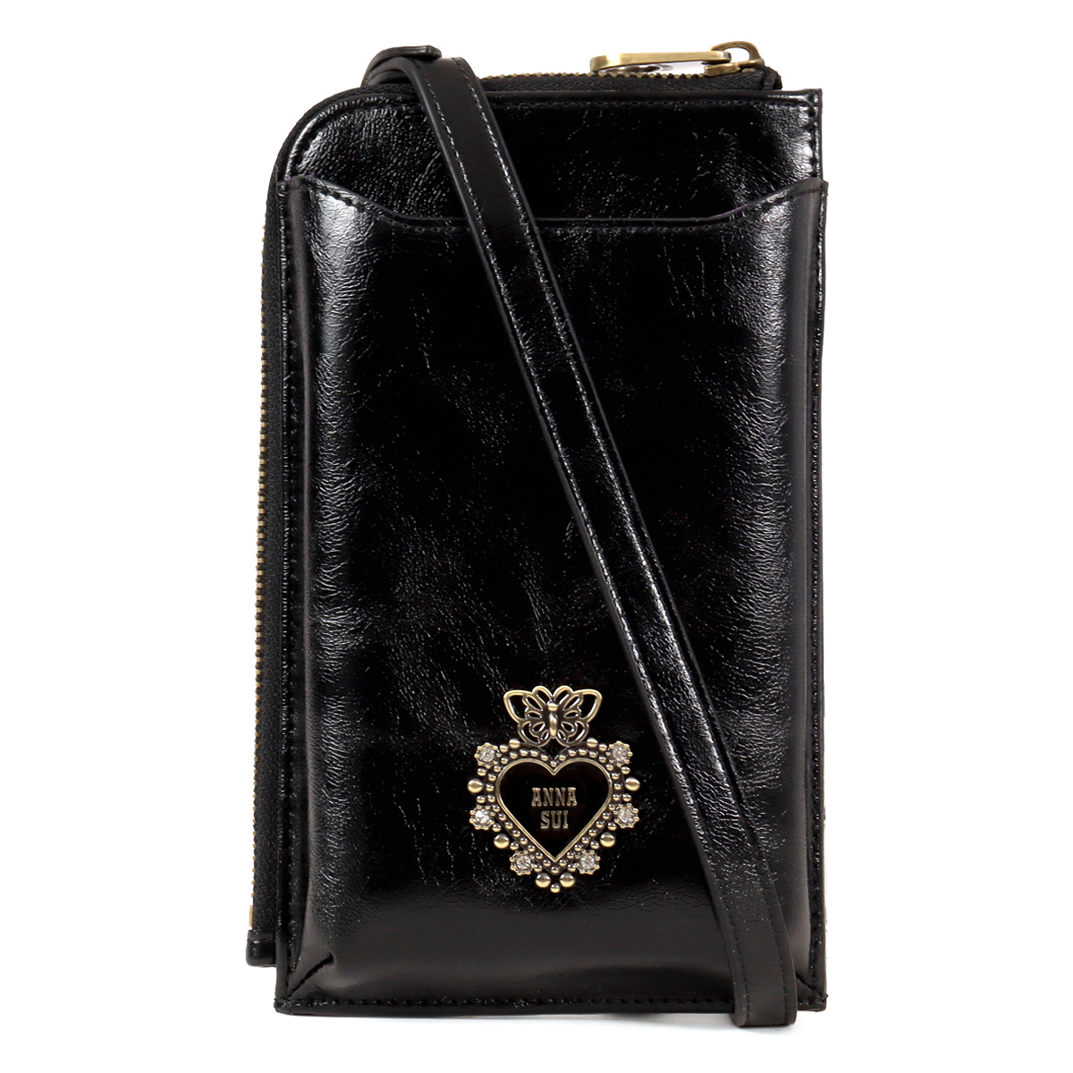 ANNA SUI（アナスイ） スマホショルダー L字ファスナー レディース