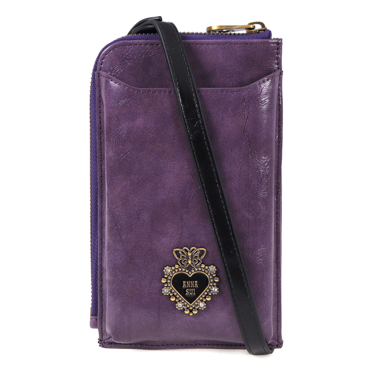 ANNA SUI（アナスイ） スマホショルダー L字ファスナー レディース