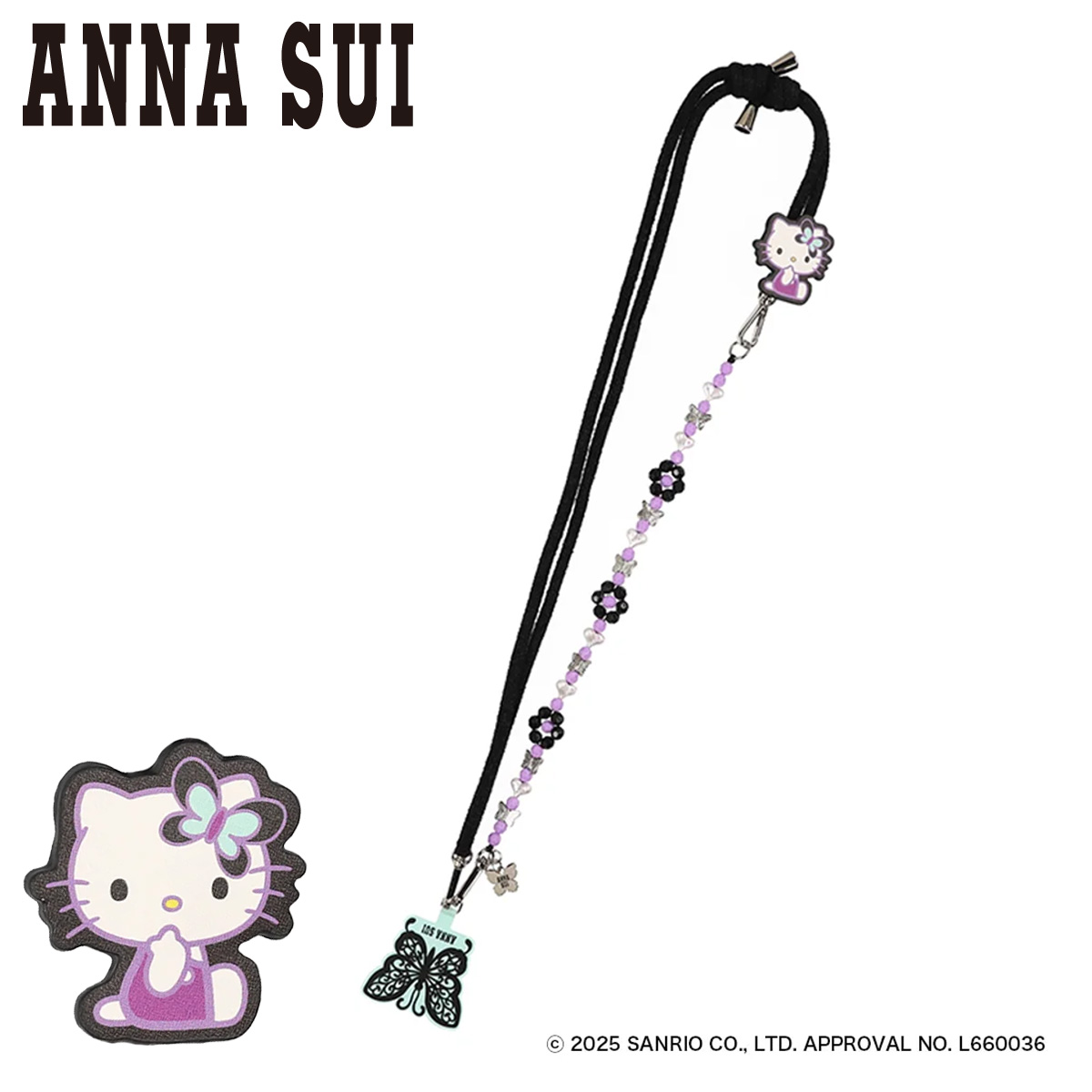 ANNA SUI（アナスイ） ハローキティ スマホストラップ レディース