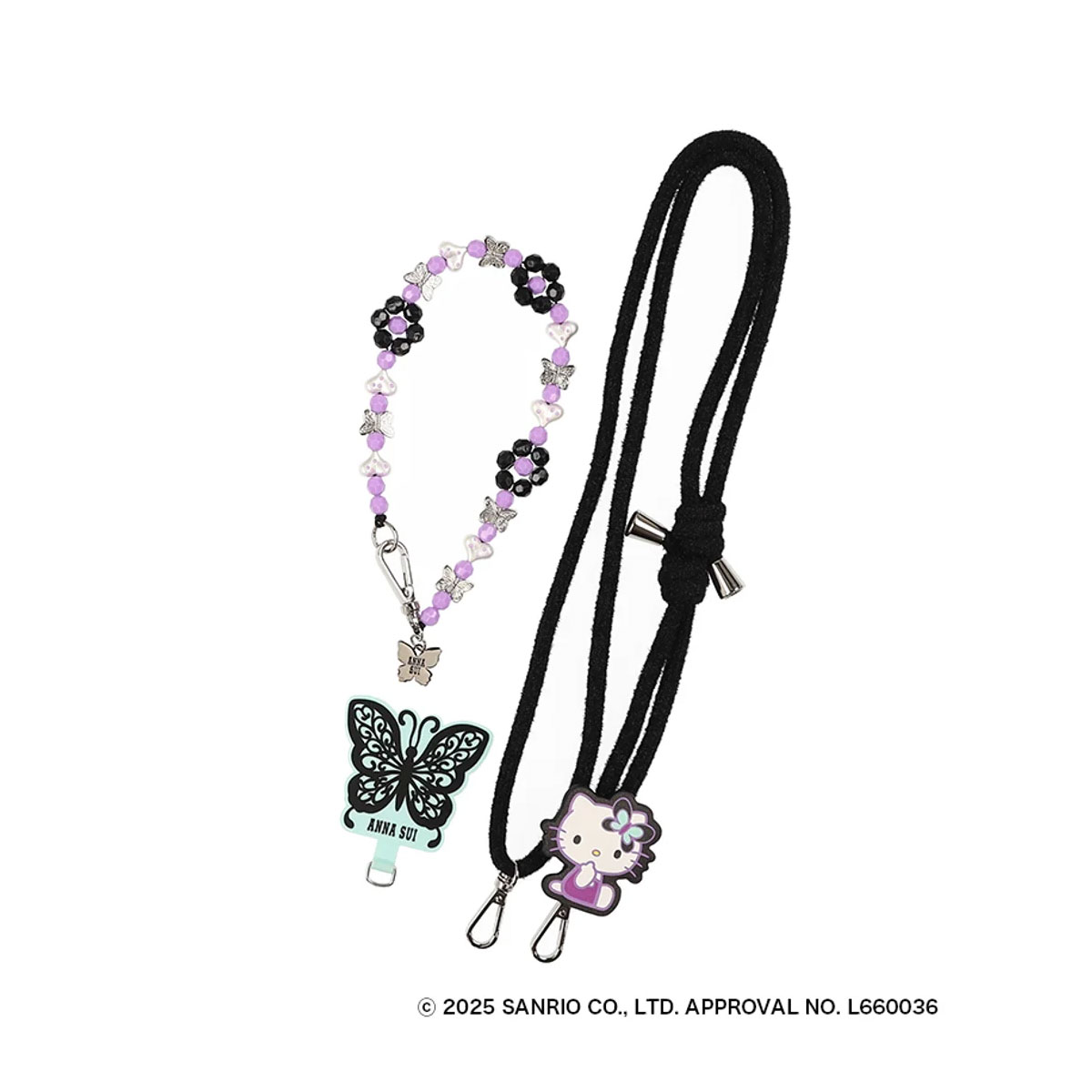 ANNA SUI（アナスイ） ハローキティ スマホストラップ レディース