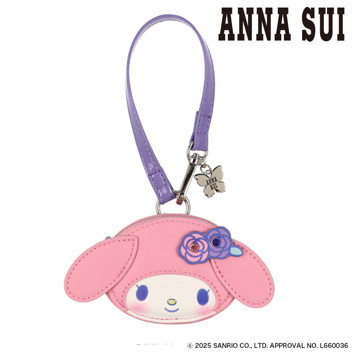 ANNA SUI（アナスイ） マイメロディ クロミ ポーチ チャーム 318146