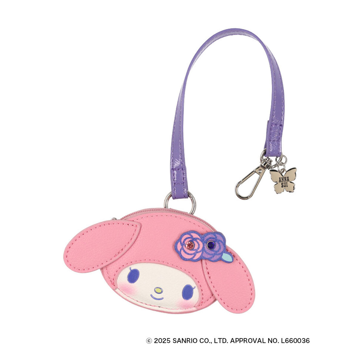 新品　アナスイミニ　クロミ　マルチケース　メイクポーチ　ANNA SUI ANNA SUI（アナスイ） マイメロディ クロミ ポーチ チャーム 318146