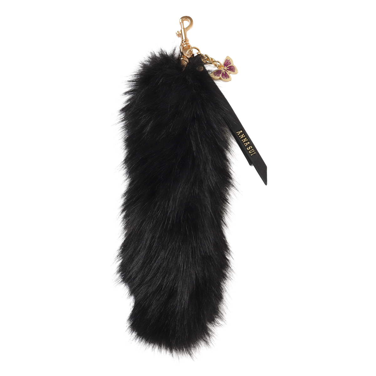 ANNA SUI（アナスイ） ファーチャーム バッグチャーム キーホルダー 