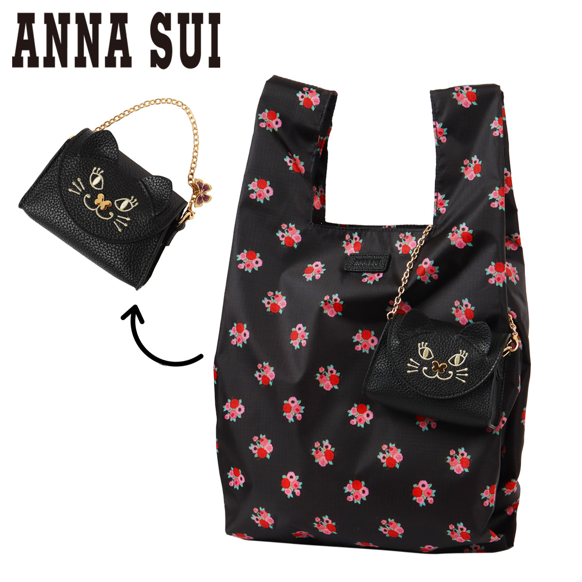 ANNA SUI（アナスイ） エコバッグ TITIカスタム レディース 318244