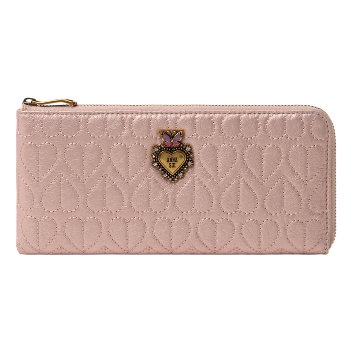 ANNA SUI（アナスイ） 長財布 L字ファスナー 本革 レディース