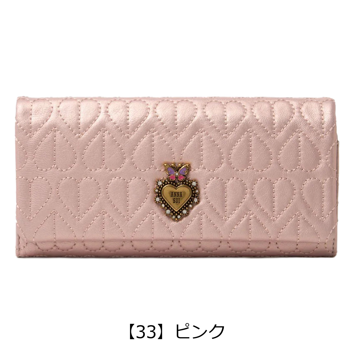 ANNA SUI（アナスイ） 長財布 かぶせ 本革 レディース ドリーミー