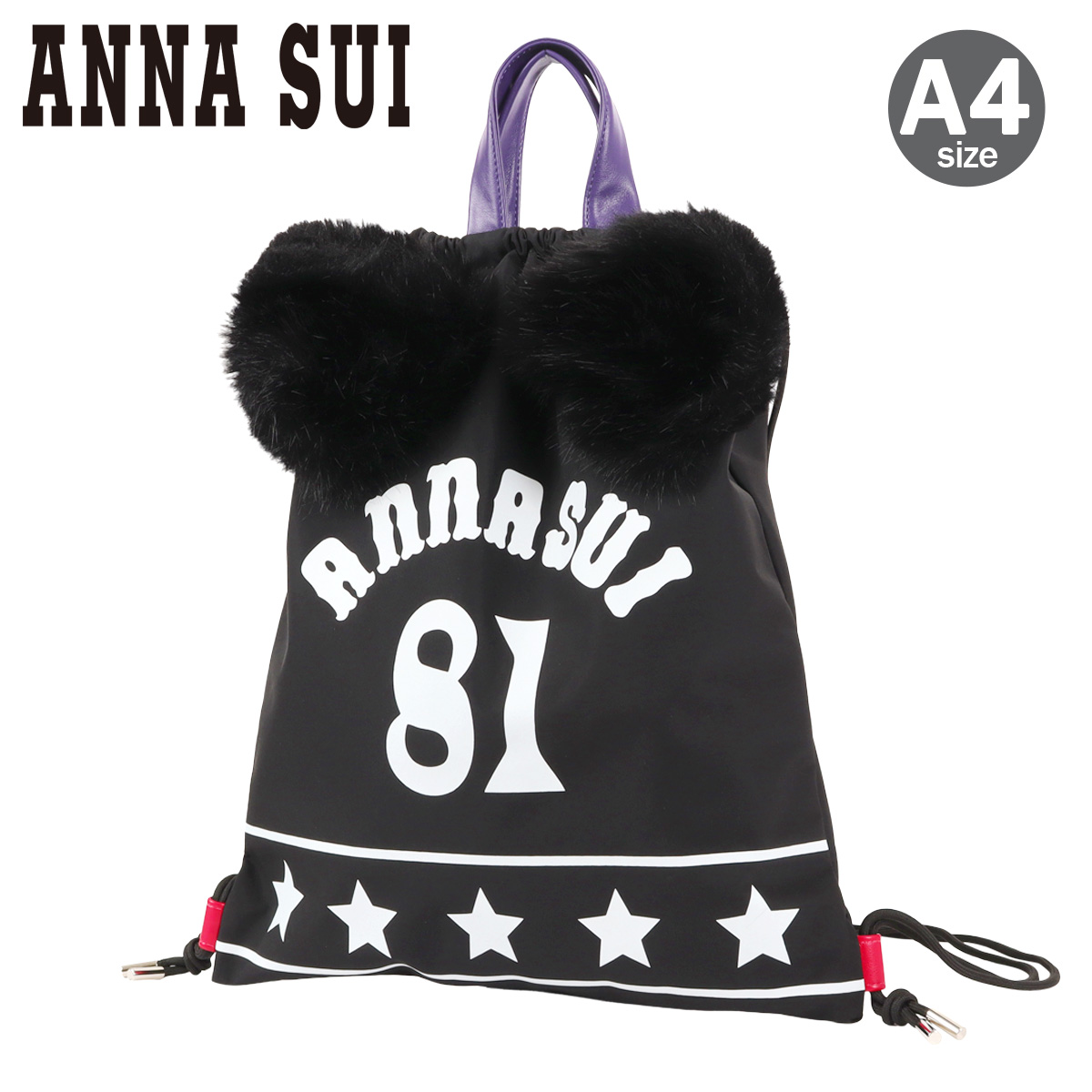 ANNA SUI（アナスイ） ナップザック A4 レディース TITIサック 318440