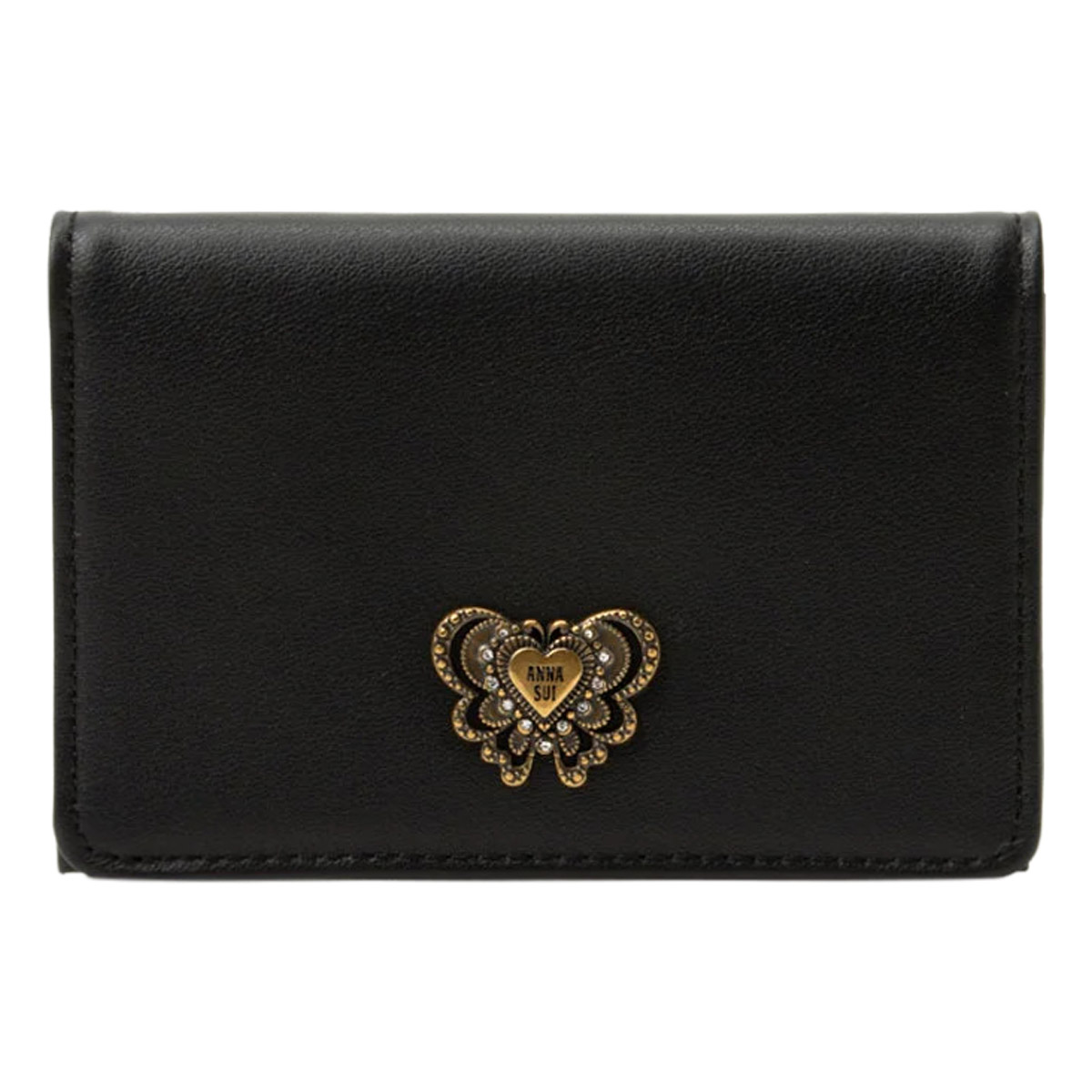 ANNA SUI（アナスイ） 名刺入れ 本革 ウィング レディース 318450 ANNA