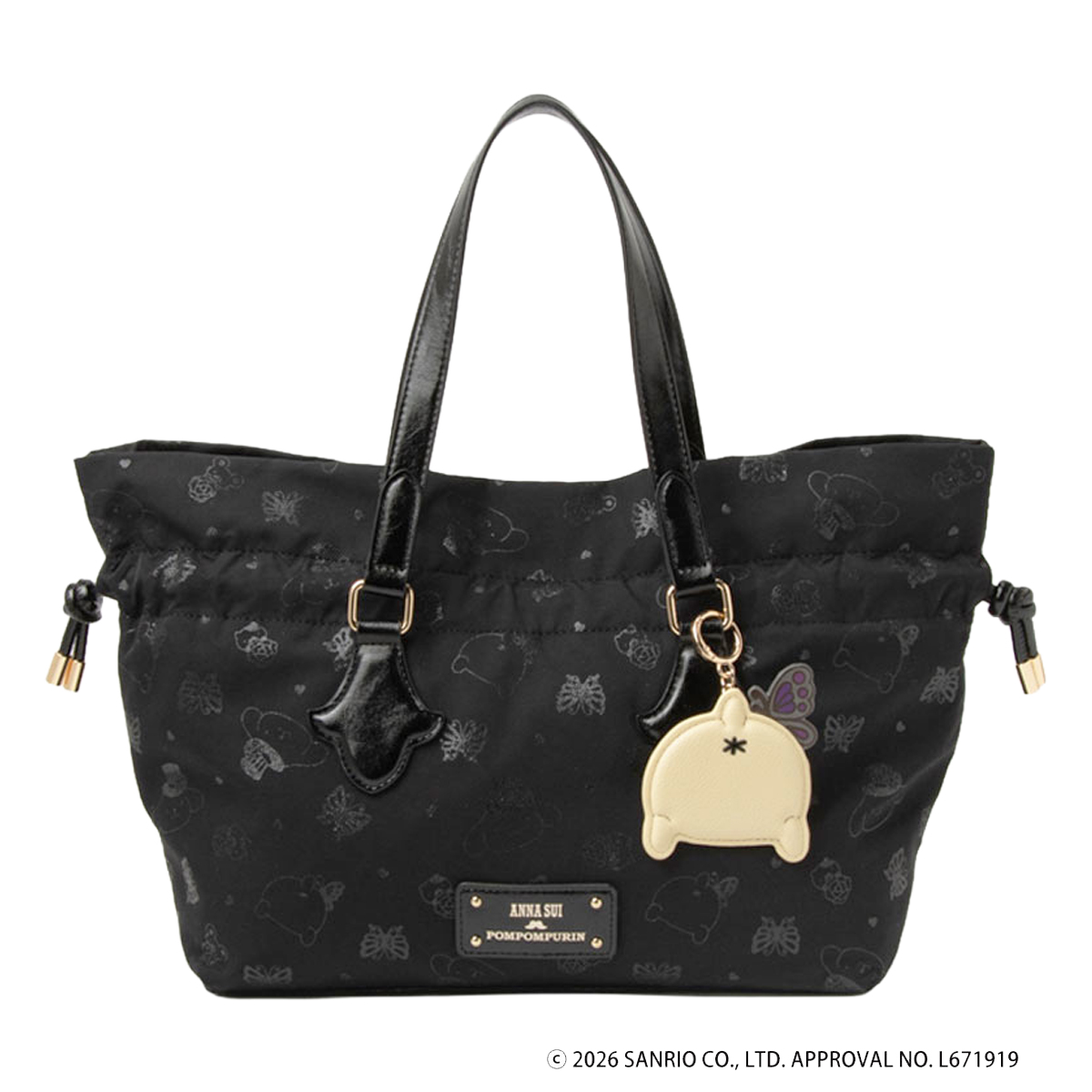 ANNA SUI（アナスイ） ポムポムプリン サンリオ 巾着バッグ トート