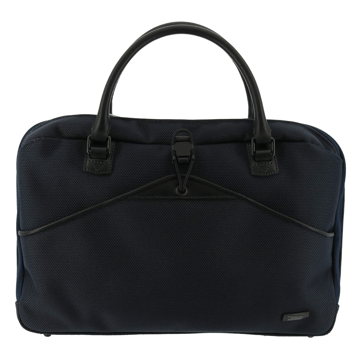 希少】ACUNEO アクネオ ビジネスバッグ 2層式 2wayオールレザー 黒