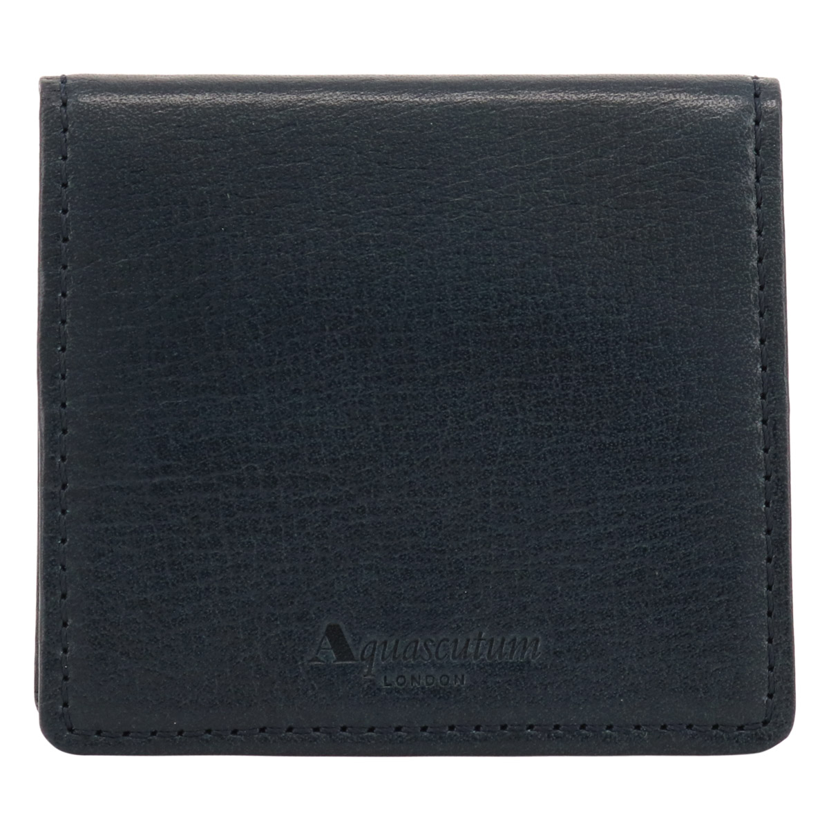 Aquascutum（アクアスキュータム） 小銭入れ コインケース BOX型 本革