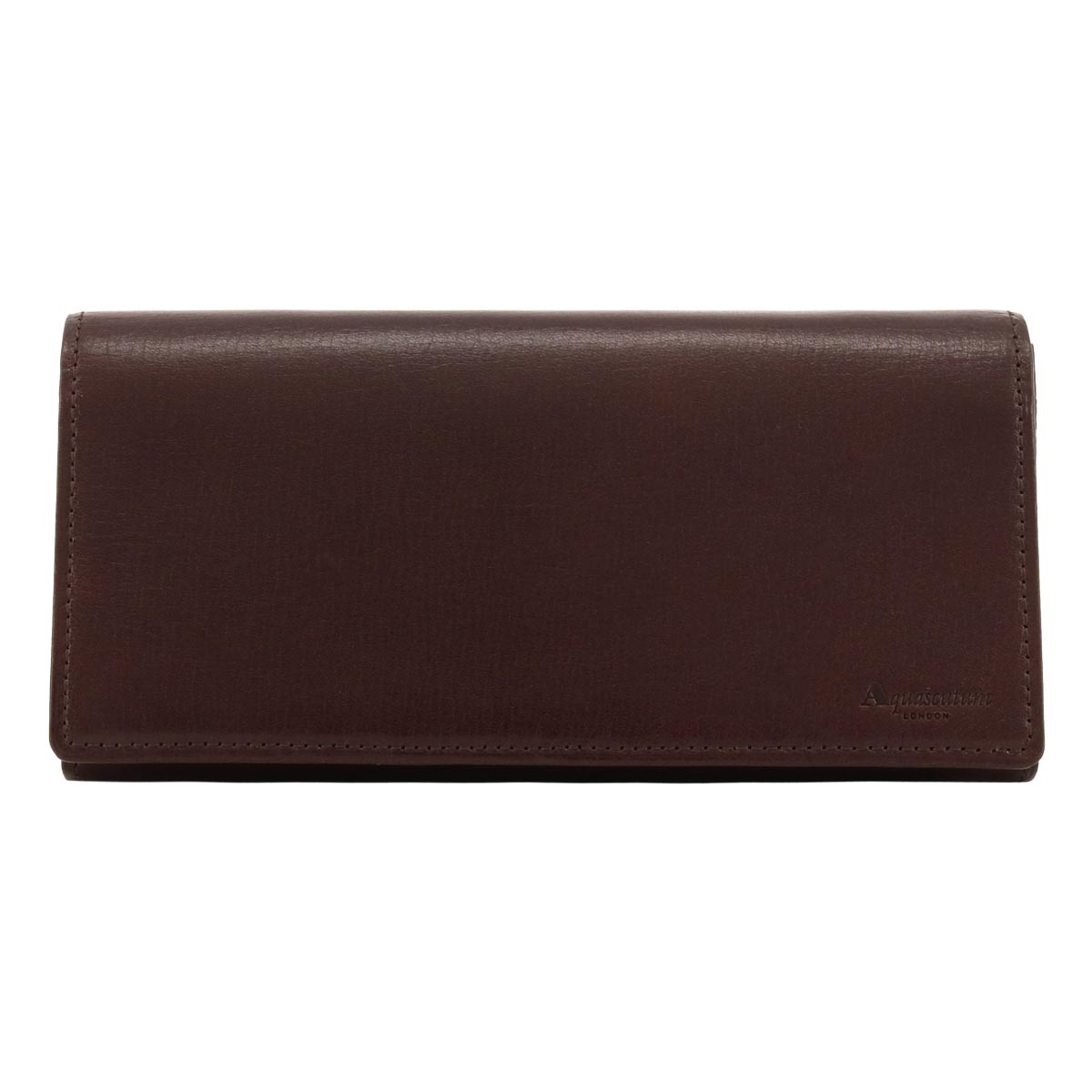 Aquascutum（アクアスキュータム） 長財布 かぶせ 本革 メンズ