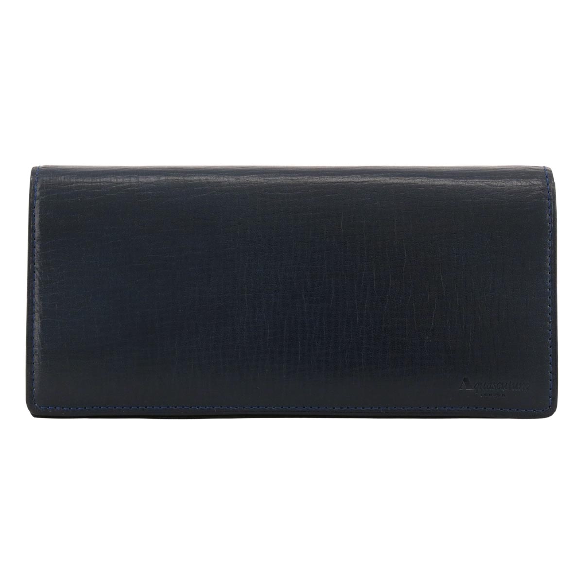 Aquascutum アクアスキュータム　ロングウォレット 長財布　黒 レザー アクアスキュータム｜長財布｜メンズ｜牛革｜守屋公式通販