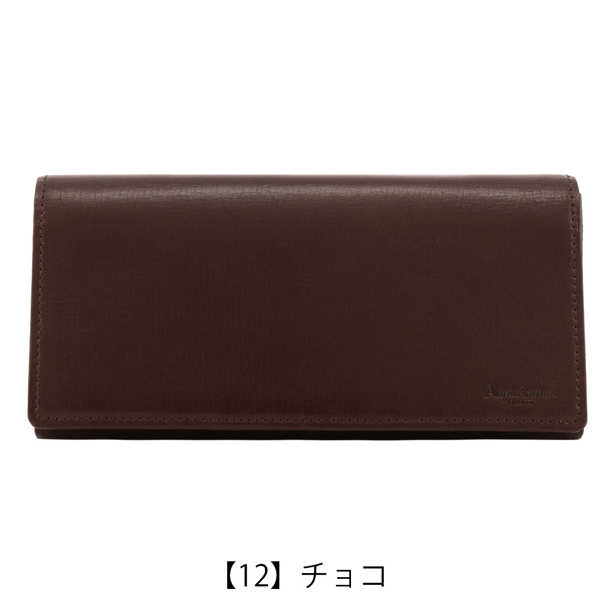 新品　アクアスキュータム　紳士用　本革　札入れ　小銭入れなし　長財布　紺 Amazon | ［アクアスキュータム］財布 メンズ 長財布 2つ折り 本